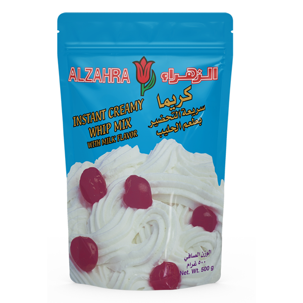 Whipping cream mix with milk flavor 500 gm
